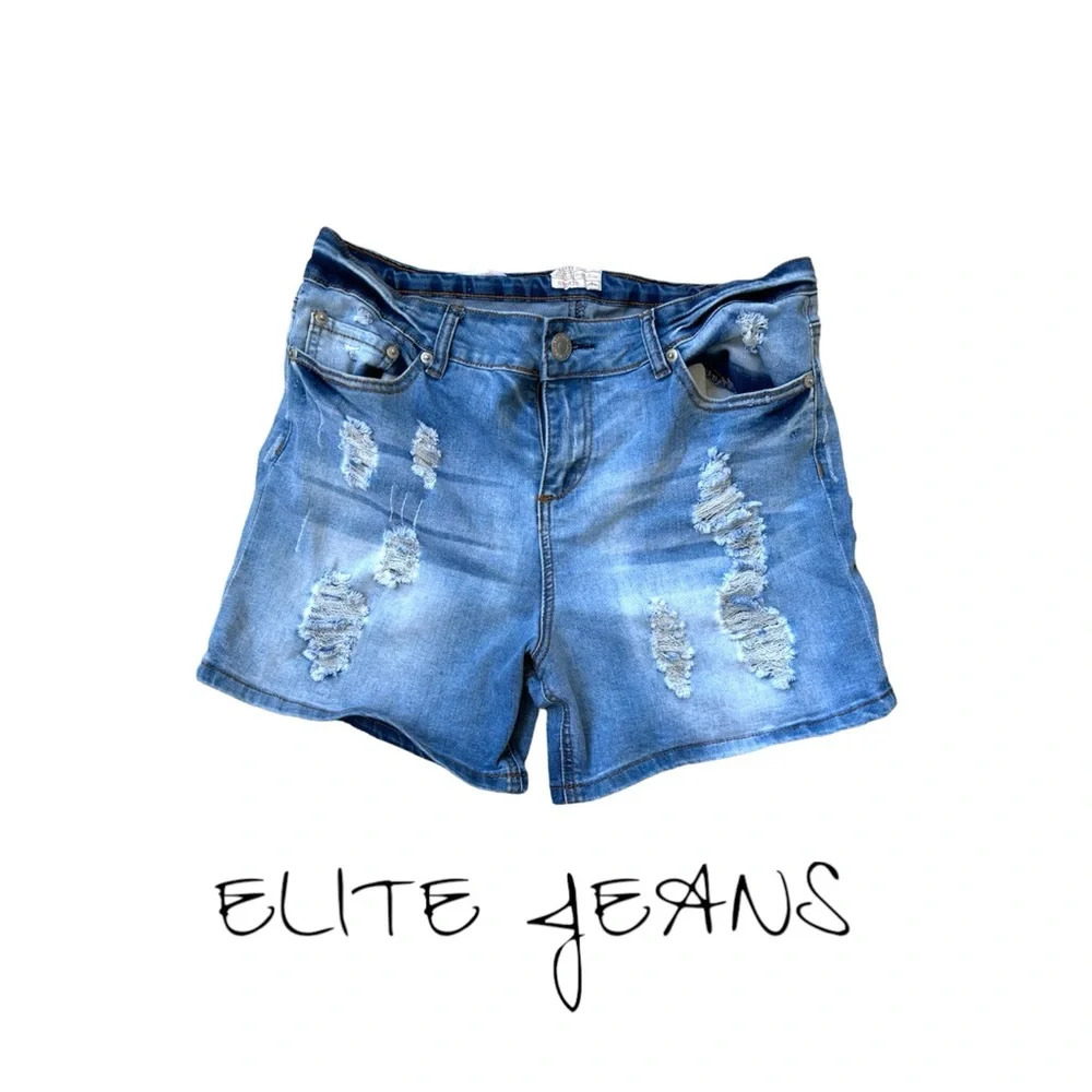 Girl Elits Jean Shorts